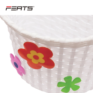 Cesto per bicicletta in <span class=keywords><strong>vimini</strong></span> in plastica per bambini cesto per <span class=keywords><strong>bici</strong></span> - Product Image 2