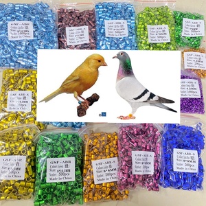 Bagues pour pattes d'oiseaux canaris Fci National Association Racer Feet 35 mm, anneaux de pattes Fci National Association Band Ring Schakle pour oiseaux perroquets - Product Image 3