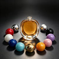 Botol Parfum Kaca MUB Baru Tersedia 50ml dengan Berbagai Tutup Botol Parfum Kaca Ramah Lingkungan dengan Tutup Kayu Alami Logo Custom