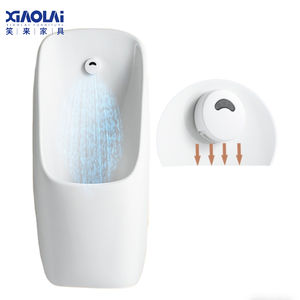 โถปัสสาวะเซรามิกติดผนังแบบโมเดิร์น ระบบไซฟอน ระบายน้ำอัตโนมัติ สำหรับโรงแรม บ้านพักผู้ใหญ่ ขายส่ง - Product Image 2