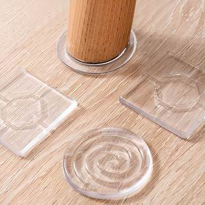 Transparent Silicone Anti-Slip Silent Foot <b>Pads</b> PU Adhesive Impact Resistant Protective <b>Pads</b> for Table Sofa <b>Bed</b> Legs Corners - Product Image 3