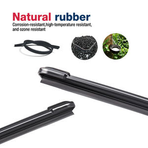 Accesorios de silicona frontal para coche, escobilla limpiaparabrisas de repuesto de tira de goma para coche, limpiaparabrisas universales para A4 - Product Image 5