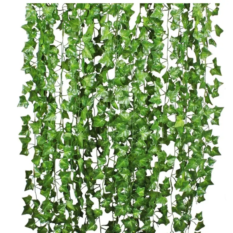 12 Pack Verdure Suspendue Plante Vigne Lierre Feuilles Guirlande Artificielle pour Chambre Décoration Murale Salle De Fête De Mariage