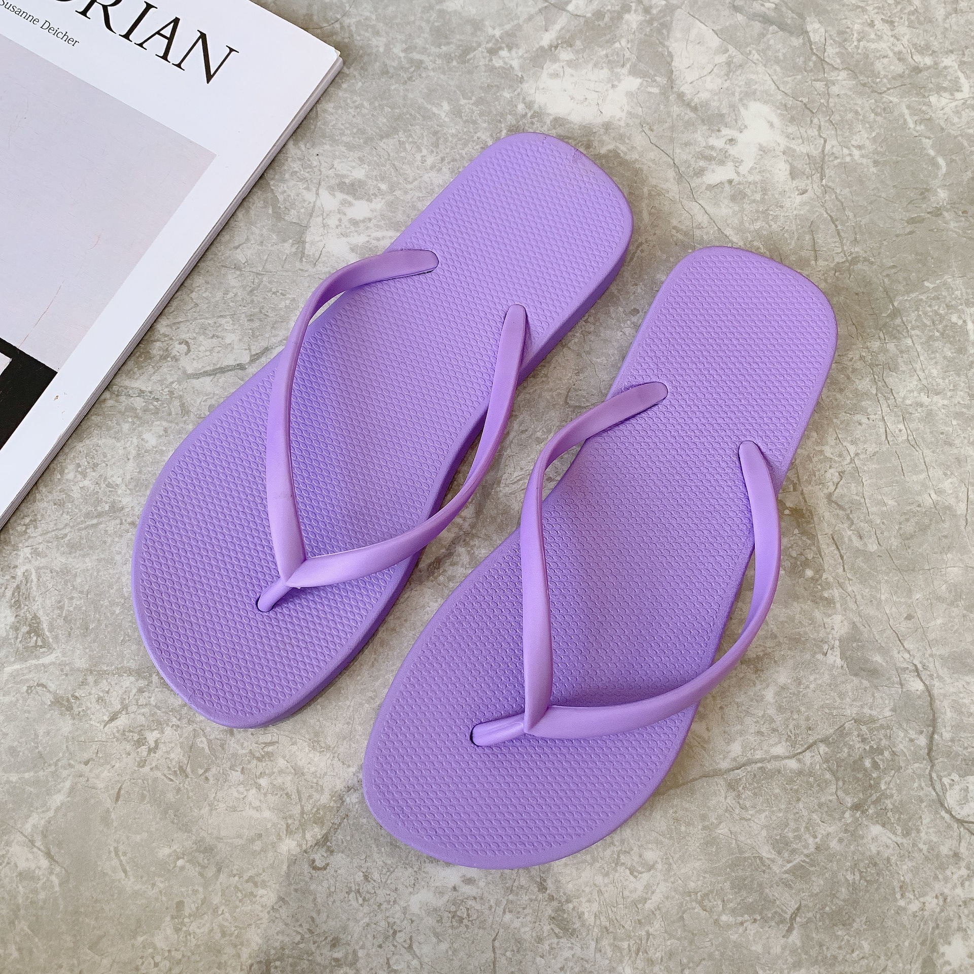 Custom Logo Girls Flip-flops Slippers Summer Beach Sublimation Flip Flop Blanks