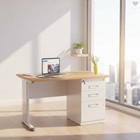 Meubles de bureau commerciaux modernes et luxueux en acier durable, design exécutif, vente en gros d'usine, table en métal personnalisée