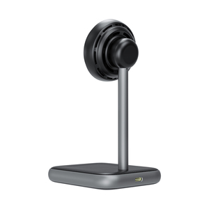 Support de charge sans fil rapide 25W certifié Qi2, station de charge magnétique pour téléphone, <span class=keywords><strong>chargeur</strong></span> de bureau pour <span class=keywords><strong>iPhone</strong></span>, AirPods <span class=keywords><strong>Pro</strong></span>, station d'accueil - Product Image 3