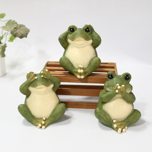 Décoration de la maison fenêtre photo accessoires salon européen bureau entrée bibliothèque résine synthétique <span class=keywords><strong>grenouille</strong></span> décoration - Product Image 2