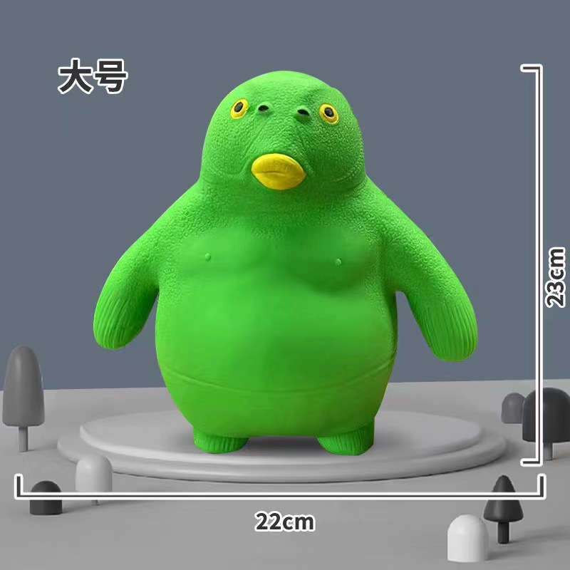 green stretchy toy
