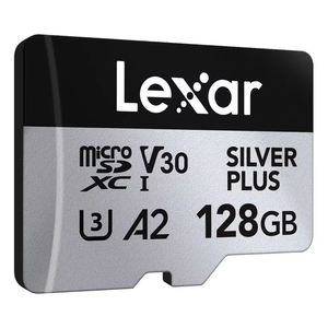 Carte MicroSDXC professionnelle SILVER PLUS 128 Go U3 A2 V30, livraison gratuite, offre spéciale - Product Image 2
