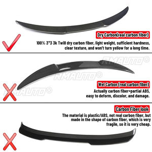 Alerón Trasero de Fibra de Carbono Seca para Alfa Romeo Giulia 2015-2023, Estilo OEM - Product Image 2