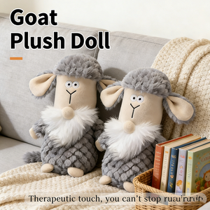 Peluche a forma di pecora <span class=keywords><strong>elfo</strong></span> <span class=keywords><strong>da</strong></span> 20 cm, simpatico cartone animato, con orecchie lunghe, decorazione natalizia, ornamento per albero di Natale, decorazione per scena natalizia - Product Image 1