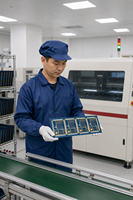 Circuit imprimé Rogers double face personnalisé 5880, épaisseur 1,575 mm, haute fréquence RF/Micro-ondes, finition de surface ENIG, fabrication OEM/ODM