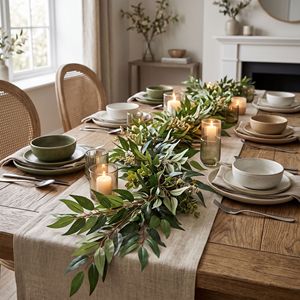Guirlande artificielle Da Ai de 1,8 m de long pour la décoration intérieure, cheminée, mariage et fêtes - Product Image 3