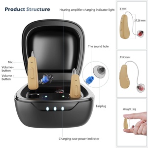 Les aides auditives numériques programmables rechargeables BlueDeer de classe II les plus vendues, éligibles au FSA, pour les seniors, 16 canaux, garantie 2 ans - Product Image 2