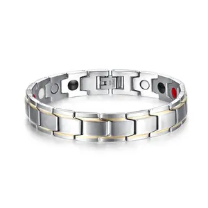 Bio Magnetic Energy Bracelet 4 in 1 energy bracelet EMF protection couple magnetic bracelet Negative Ion Germanium