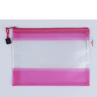 Sac de rangement personnalisé en PVC bicolore transparent imperméable givré pour dossiers en plastique sac de rangement organisateur fournitures de papeterie bureau