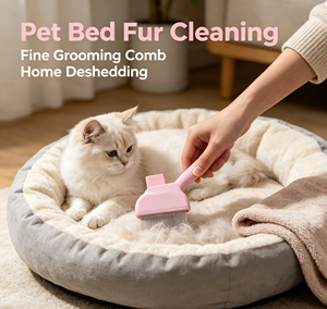 Cepillo Autolimpiante para Mascotas, Peine de Acero Inoxidable para Perros y Gatos, Removedor de Pelo Antiarañazos para Animales Pequeños - Product Image 3