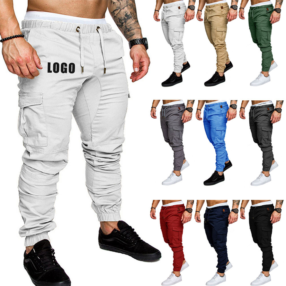 Wholesale Cargo Pants Men Custom Fashion Jogger Pants Work Trousers Men  Jogging Black Cargo Pants for Men Pantalon Cargo Hombre