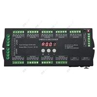 Controlador LED de 36 canales, decodificador DMX512 de 36 canales, RGB, RGBW, luz de escenario, pantalla Digital, controlador DMX para tira Led RGBW