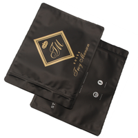 T-shirt d'emballage scellé 3 côtés en plastique, fermeture à glissière, sacs pour vêtements, t-shirt personnalisé