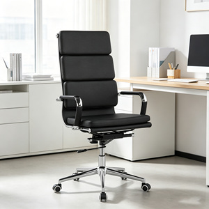 Chaise de bureau moderne ergonomique pivotante, chaise de patron confortable, chaise de bureau pour salle de conférence, mobilier de bureau professionnel - Product Image 2