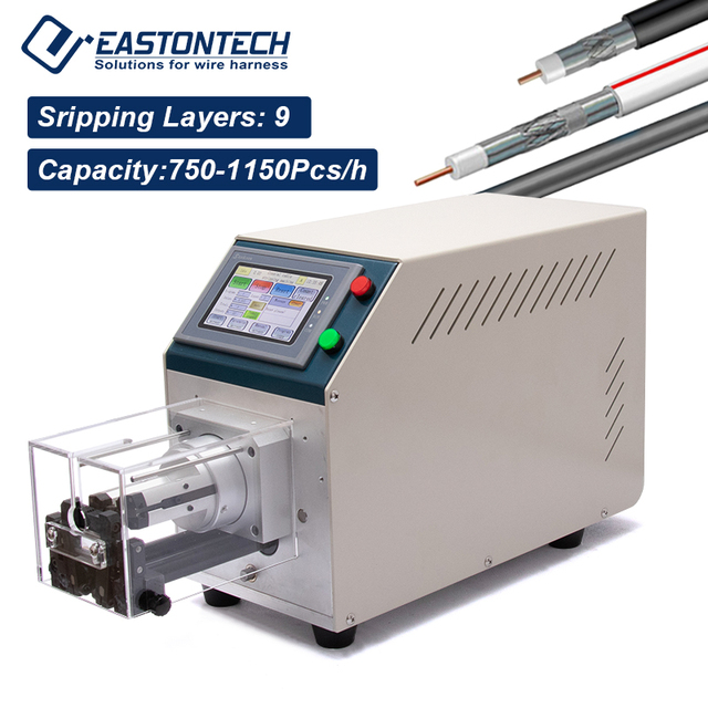 EW-06F Coaxial Cable Stripping Machine for Stripping Coaxial Cables 1.13-6.99mm OD