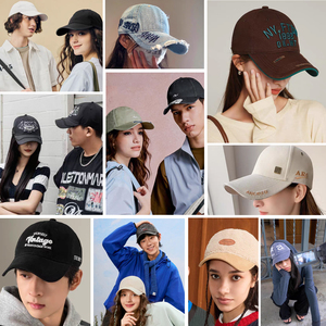 快速交货 印花刺绣徽标 Gorra De 6 Paneles 帽子 带魔术贴背面 定制 6 片式棒球帽 - Product Image 6