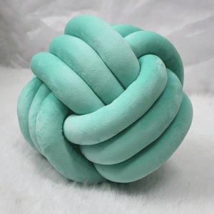 Cojines de cuerda anudados a mano, hechos a medida, almohadas decorativas de forma irregular, decoraciones para el hogar, sofá de terciopelo cristalizado y - Product Image 1
