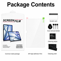Film de protection d'écran PET OEM pour MacBook Air Pro, anti-reflet, 97,8 % de transparence élevée, filtre anti-éblouissement, personnalisé pour ordinateur portable