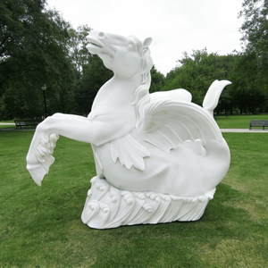 Grandes Esculturas de Leones de Mármol para Exteriores, Estatuas Decorativas de Leones de Mármol de Tamaño Real para Jardín, Esculturas de Animales de Piedra - Product Image 5