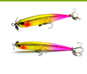 Leurre de pêche rigide coulant avec yeux 3D, hameçon triple de qualité japonaise, nouveau, 110mm, 27g - Product Image 5