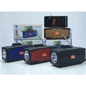 Eletree Fp-103-S Haut-parleur radio Fm portable sans fil rechargeable Radyo le moins cher avec kit de lampe de poche <span class=keywords><strong>Diy</strong></span> - Product Image 4