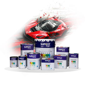 Peinture de finition automobile industrielle acrylique W0154 2K, revêtement liquide rouge pour application au pistolet de pulvérisation automobile - Product Image 5