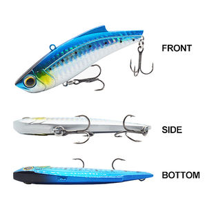 Leurre de pêche appât nageur appât bionique japon crochets longue coulée naufrage VIB 90mm/24g 3D yeux réaliste Action rapide appât dur - Product Image 4