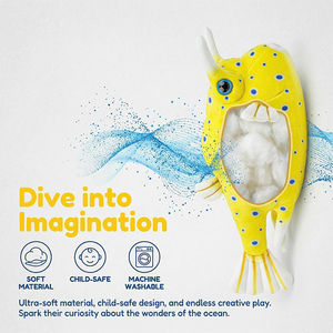 Peluche Personalizzato Realistico di Pesce Boxfish, Morbido Giocattolo Imbottito per Acquario, Souvenir, Regali Originali, Fornitore di Fabbrica OEM - Product Image 2