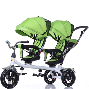 Vente en gros d'usine <span class=keywords><strong>tricycle</strong></span> 4-en-1 à double siège en plastique <span class=keywords><strong>tricycle</strong></span> pliable à 3 roues pour bébés <span class=keywords><strong>jumeaux</strong></span> enfants abri solaire <span class=keywords><strong>tricycle</strong></span> pour enfants <span class=keywords><strong>pas</strong></span> <span class=keywords><strong>cher</strong></span> 3-en-1 - Product Image 4