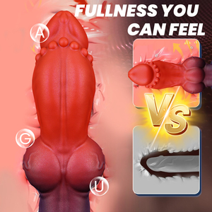 Dildo de silicona líquida grueso y corto <span class=keywords><strong>con</strong></span> nudo, impermeable, <span class=keywords><strong>con</strong></span> ventosa, gran grosor, juguetes sexuales para adultos para mujeres - Product Image 6