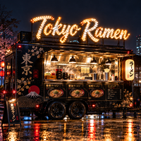 Écran LED personnalisé pour camion de restauration rapide mobile, panneau publicitaire électrique pour remorque, menu numérique monté sur le toit