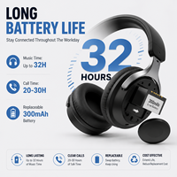 Casque sans fil écologique à réduction de bruit active (ANC) avec batterie remplaçable, entretien sans outil, JL7006 ANC, outillage exclusif