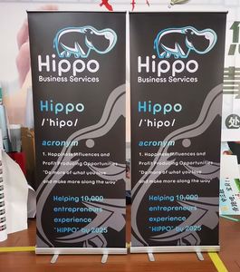 High Quality Classic Type Pop up Banner Display Stand Advertising Banner <b>Roll</b> up Stand - Product Image 2