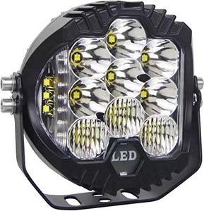Foco reflector de 14 cm, 5 pulgadas, 50W, <span class=keywords><strong>Combo</strong></span> IP67 DC 10-30V, color amarillo ámbar, luz LED de trabajo, venta directa de fábrica - Product Image 1