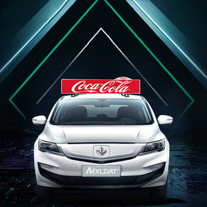 Pantalla Led de calidad personalizada asegurada Pantalla exterior Coche Universal Taxi Techo Pantalla de publicidad Caja de luz superior del coche con pantalla Led - Product Image 3