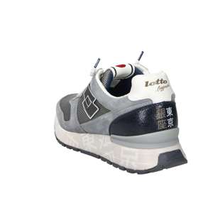 Lotto Leggenda Men's <b>Sneakers</b> Grey 40-46 4.5 Cm Heel <b>Canvas</b> Trendy Shoes - Product Image 6