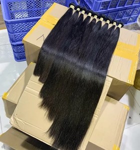 Crudo brasiliano real virgin indiano venditore di capelli umani 1B tessuto dritto in osso trendy originali fasci di extension <span class=keywords><strong>set</strong></span> con chiusura - Product Image 2