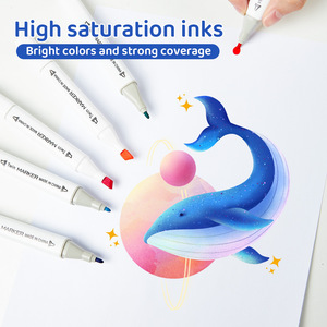 Juego de 120 Rotuladores de Doble Punta, Marcadores Profesionales de Doble Cabeza para Dibujo, Bocetos e Ilustraciones, Caja en Inglés - Product Image 2