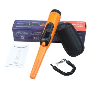 Handheld Metal Detector Multi Frequency IP65 Waterproof Outdoor Scanning Rod For Adults <b>ABS</b> Plastic Orange - Product Image 3