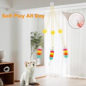 Juguetes Interactivos de Plumas para Gatos <span class=keywords><strong>2026</strong></span>, Juguetes Colgantes Retráctiles para Gatos, Juguetes de Auto-Juego para Gatos, Divertidos Juguetes para Gatitos, Juego de Persecución, Ejercicio Divertido - Product Image 2