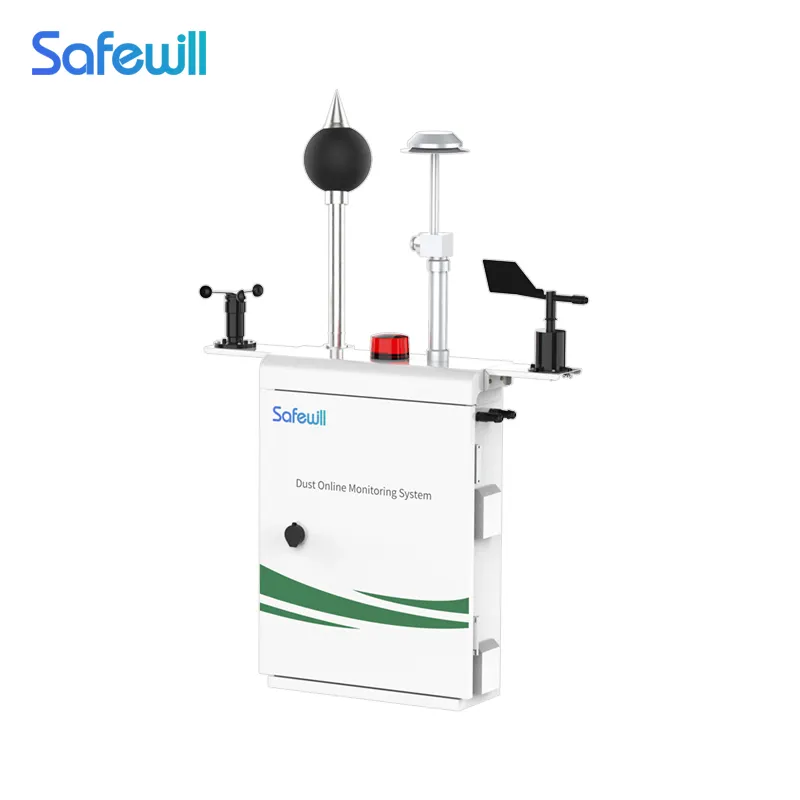 SAFE WILL ES80A-Y8 Multifunktions-Luftqualität monitor pm2.5 pm10 für die Umwelt überwachung im Freien