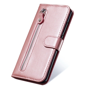 Funda de cuero con tapa de PU estilo cremallera para Xiaomi 14T/14T Pro, para iPhone 16 Funda tipo billetera - Product Image 3