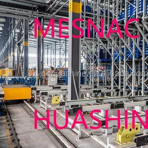 WITH latent type AGV Customized PLUS Warehouse ASRS Automatic Storage Racking System with Stacker Crane HUASHINE intelligent